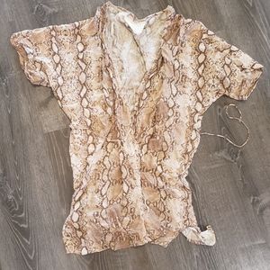 Acacia swimwear naked snake kimono kuapu size p